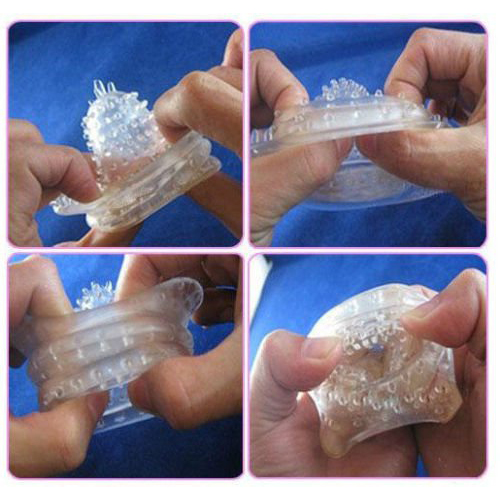استفاده از کاندوم خاردار سیلیکونی دائمی