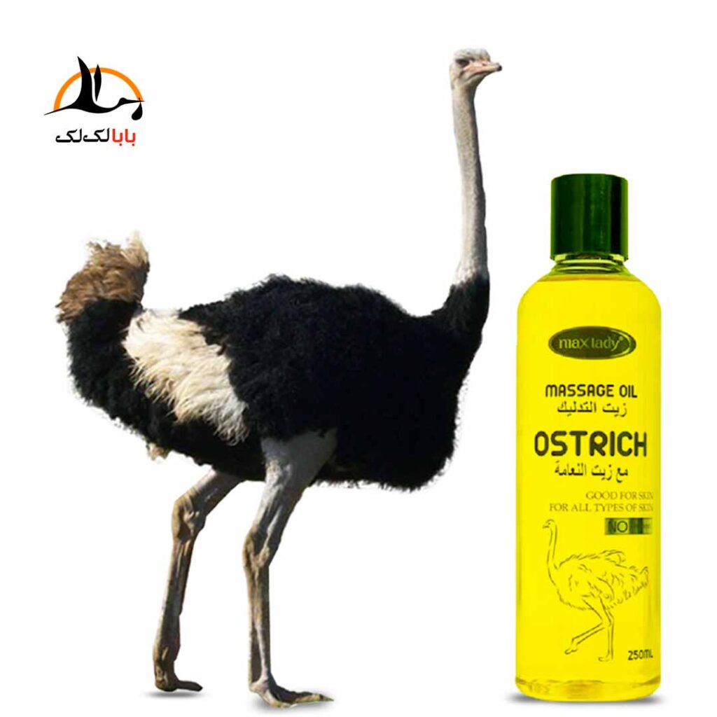 روغن ماساژ شترمرغ max lady ostrich