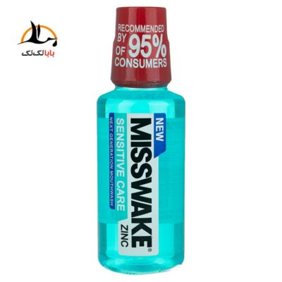 خرید دهان شویه میسویک sensitive care آبی 400 میل