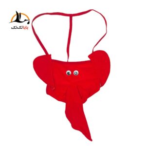 قیمت خرید شورت فیلی خرطومی مردانه T-String فانتزی قرمز ارزان