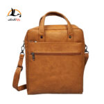 قیمت و خرید کیف اداری ایستاده چرم مردانه آراز بگ کد 5303 عسلی