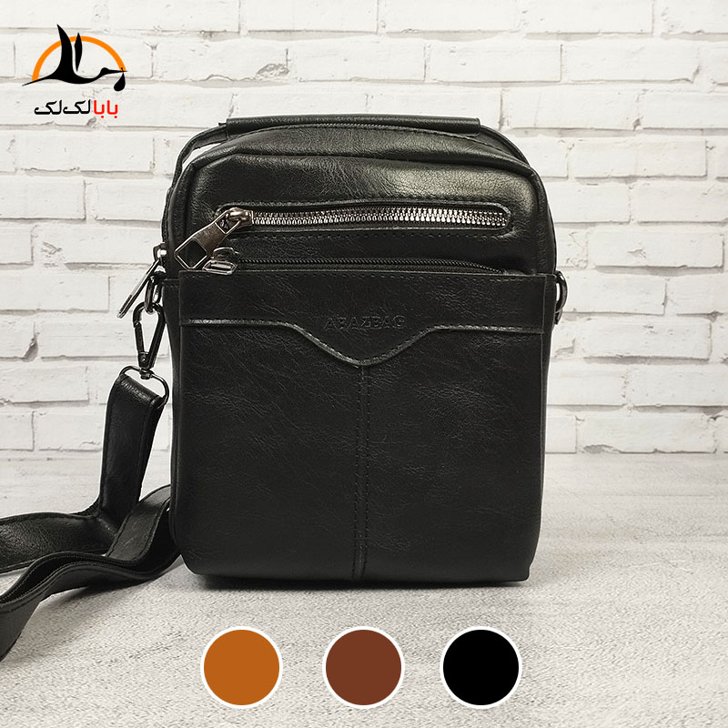 کیف چرمی دوشی مردانه آراز بگ کد 5310 در رنگ و طرح زیبا و متنوع