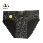 قیمت خرید شورت اسلیپ مردانه کتان طرح ماربل کد 5021 ارزان پنبه ای نخی مشکی