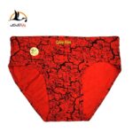 قیمت خرید شورت اسلیپ مردانه کتان طرح ماربل کد 5021 ارزان پنبه ای نخی قرمز