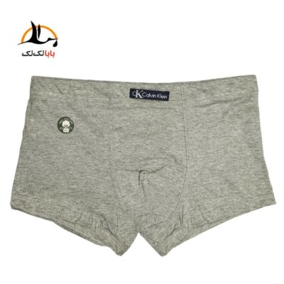 قیمت و خرید شورت نیم پا مردانه ملانژ کلوین کلین کد 5022 طوسی ملانژ