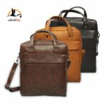 خرید کیف اداری رسمی دوشی ایستاده چرم مردانه آراز بگ شیک و زیبا