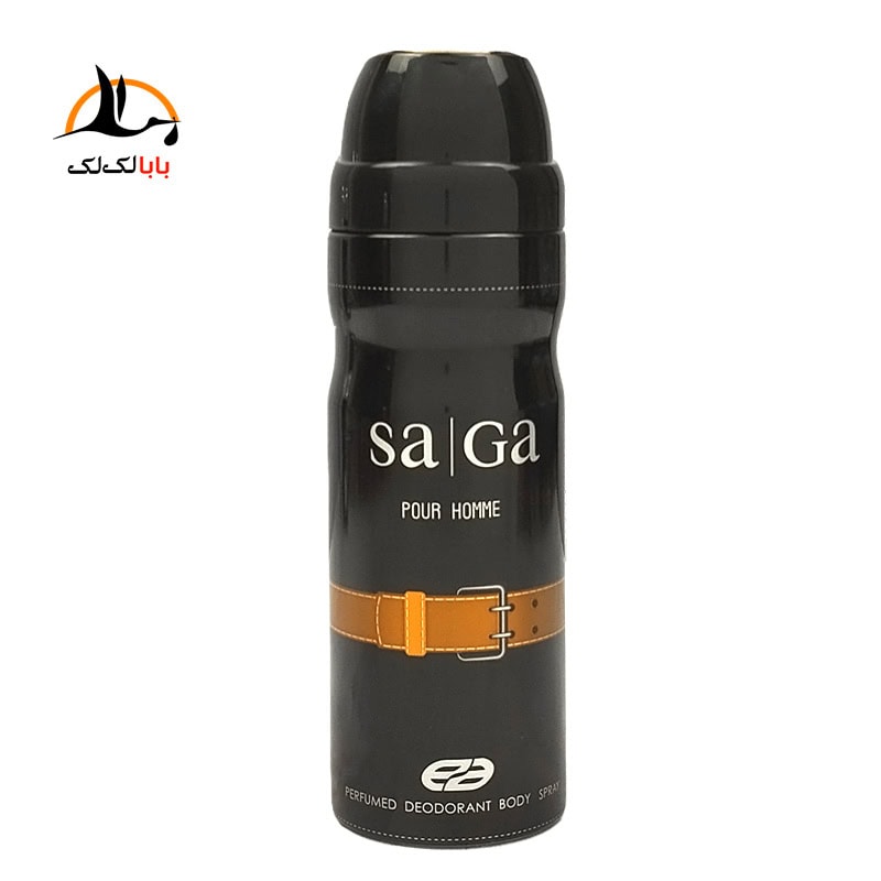 قیمت خرید اسپری بدن مردانه امپر مدل SaGa مشکی عماد آرا